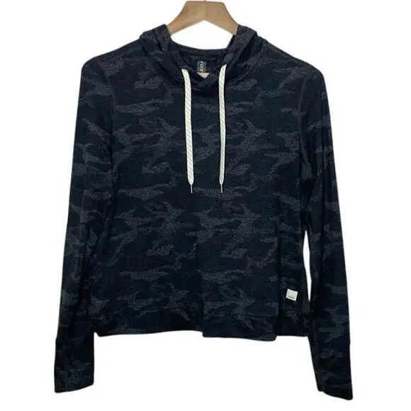 Vuori Halo Essential Hoodie In Black Camo Small - Picture 3 of 7